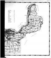 Rural Route Map - Right, Rock Island County 1905 Microfilm and Orig Mix